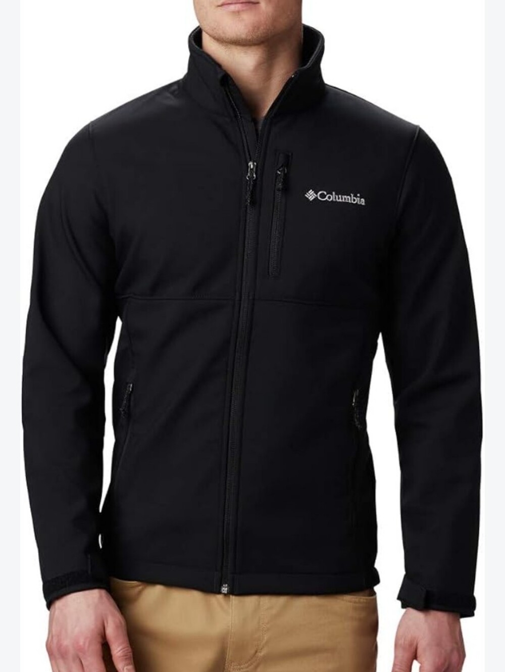 COLUMBIA Ascender Men's Black Performance Softshell Jacket | Medium